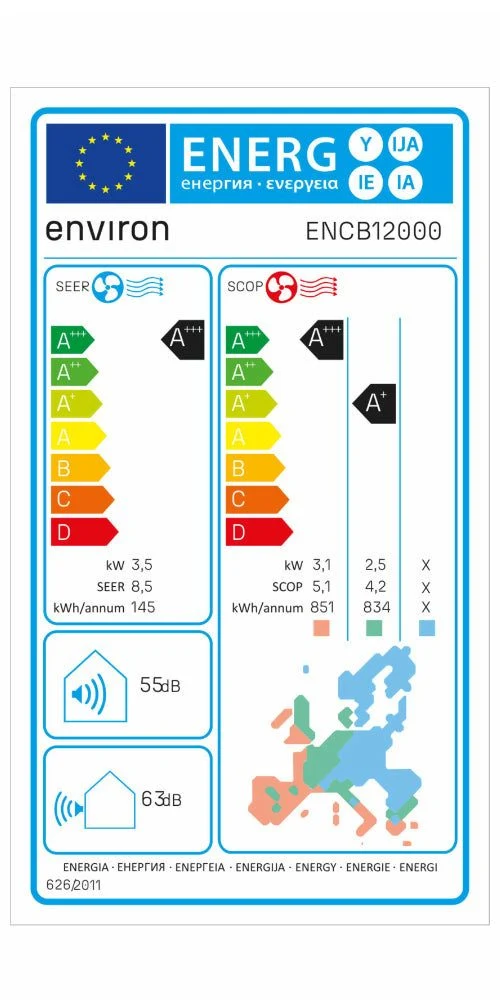 EU-Energielabel – Energieeffizienzklasse A