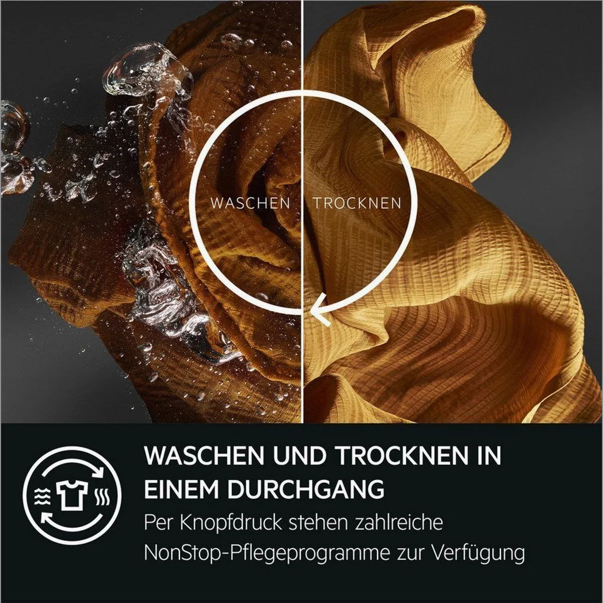 AEG Waschtrockner 6000 ProSense LWK6A50680, 8 kg Kapazität, 1600 U/min, Wash-to-Dry-Funktion 3