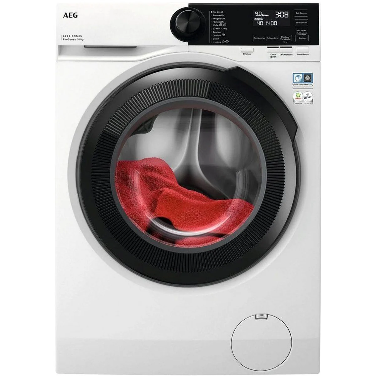 AEG Waschmaschine LR6A65480, 8 kg, 1400 U/min, Hygiene-Programm mit Dampf
