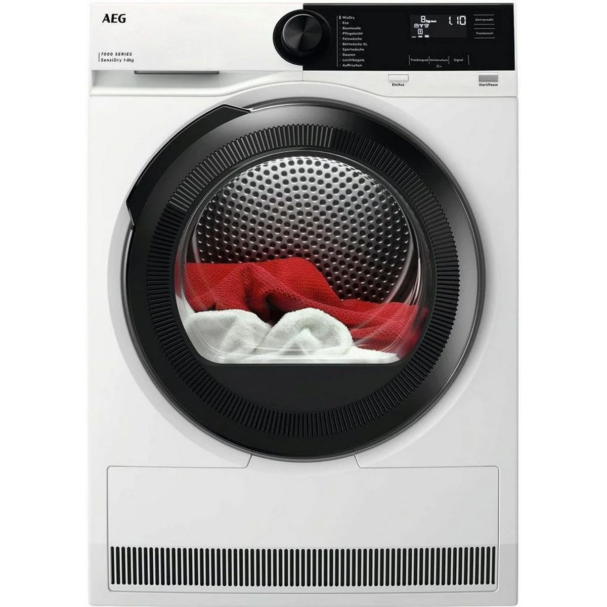 AEG Wärmepumpentrockner 7000 SensiDry TR7TC86, energieeffiziente Trockentechnologie, optimale Textilschonung, benutzerfreundliche Steuerung