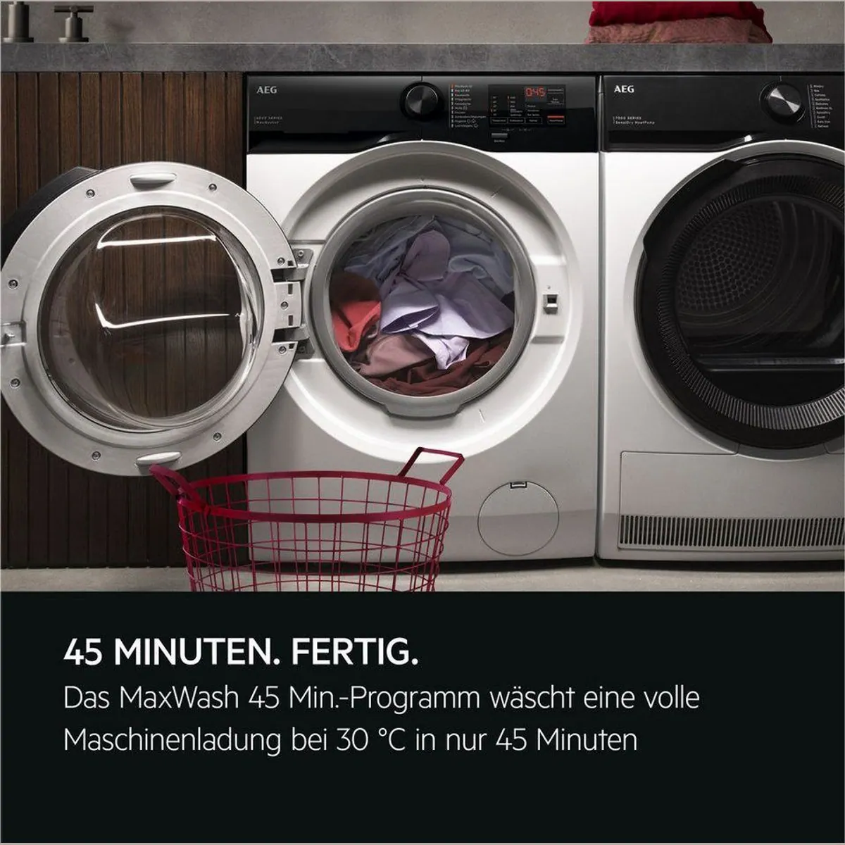 AEG LR6FE48FL Waschmaschine, 8 kg, 1400 U/min, energieeffizient und leise 2