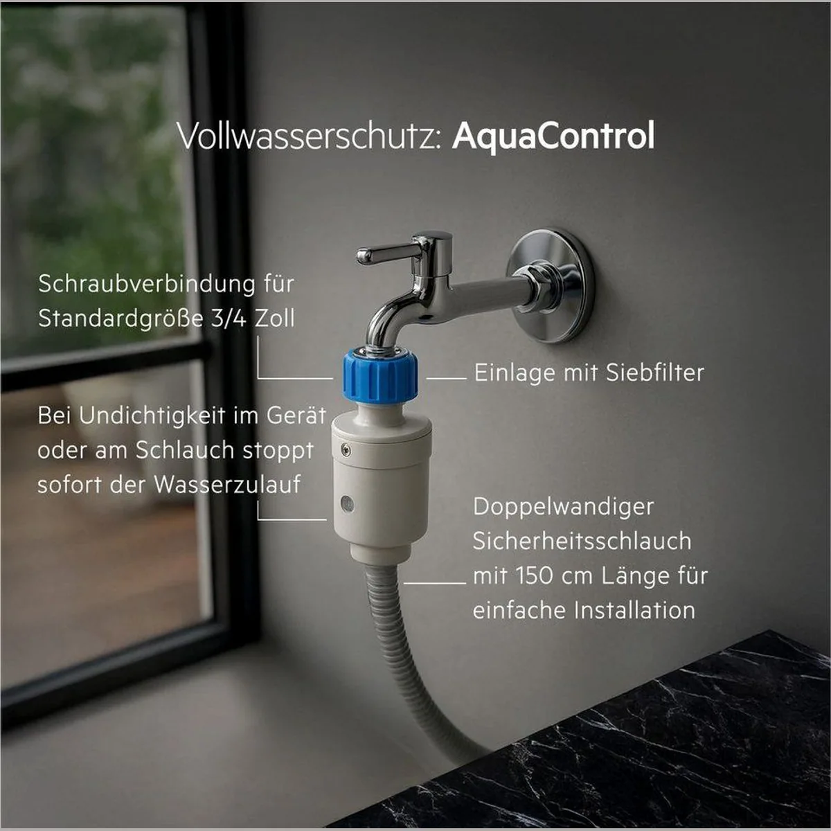 AEG LR6FE48FL Waschmaschine, 8 kg, 1400 U/min, energieeffizient und leise 3