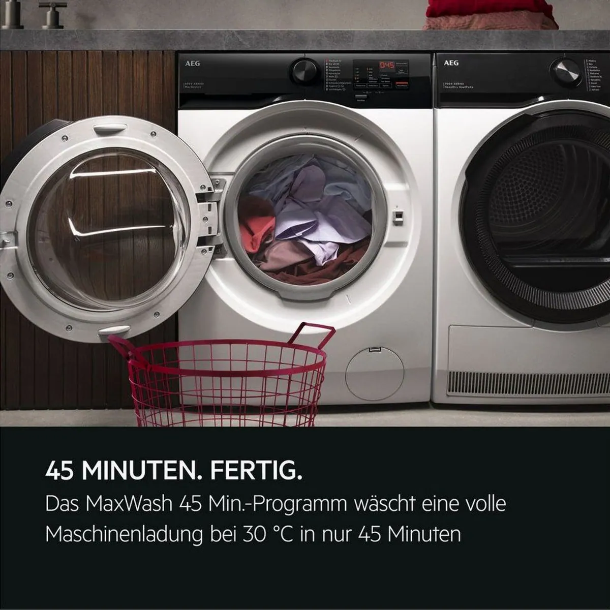 AEG LR6FE49FL Waschmaschine, 9 kg, 1400 U/min, KI WashAssist für optimale Ergebnisse 3