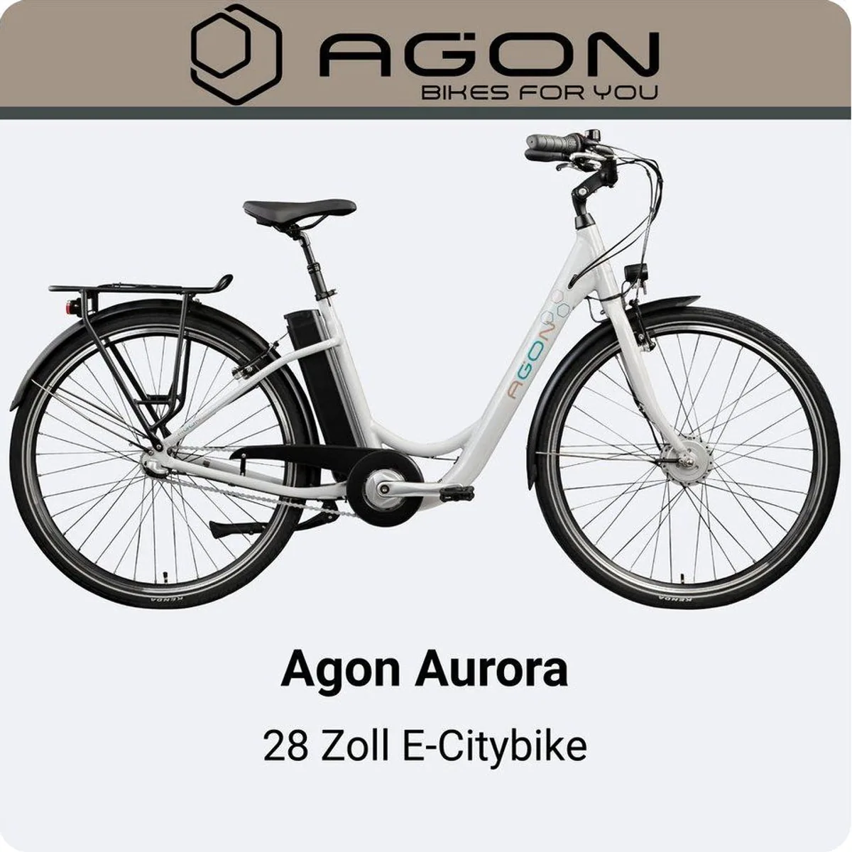 Agon Aurora E-Bike Cityrad, 3 Gang Nabenschaltung, 536 Wh Akkuleistung, für Damen und Herren 2