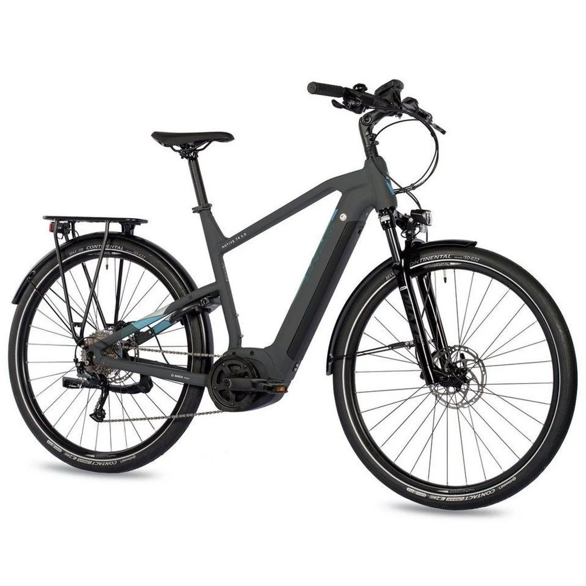 Airtracks MOTIV TR.2.0 E-Bike, Bosch Performance Line, 9-Gang Shimano Alivio — 500 Wh Akku, Intuvia Display, 28 Zoll 2