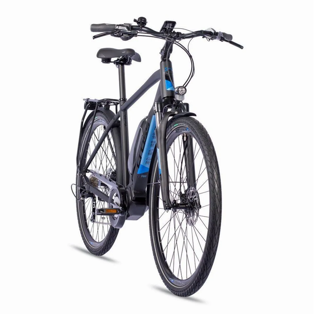 Airtracks V-Tron Trekking E-Bike, Shimano STePS E5000, 9 Gang — Hochwertiger Antrieb, Komfortable Federgabel, Robuste Ausstattung 3