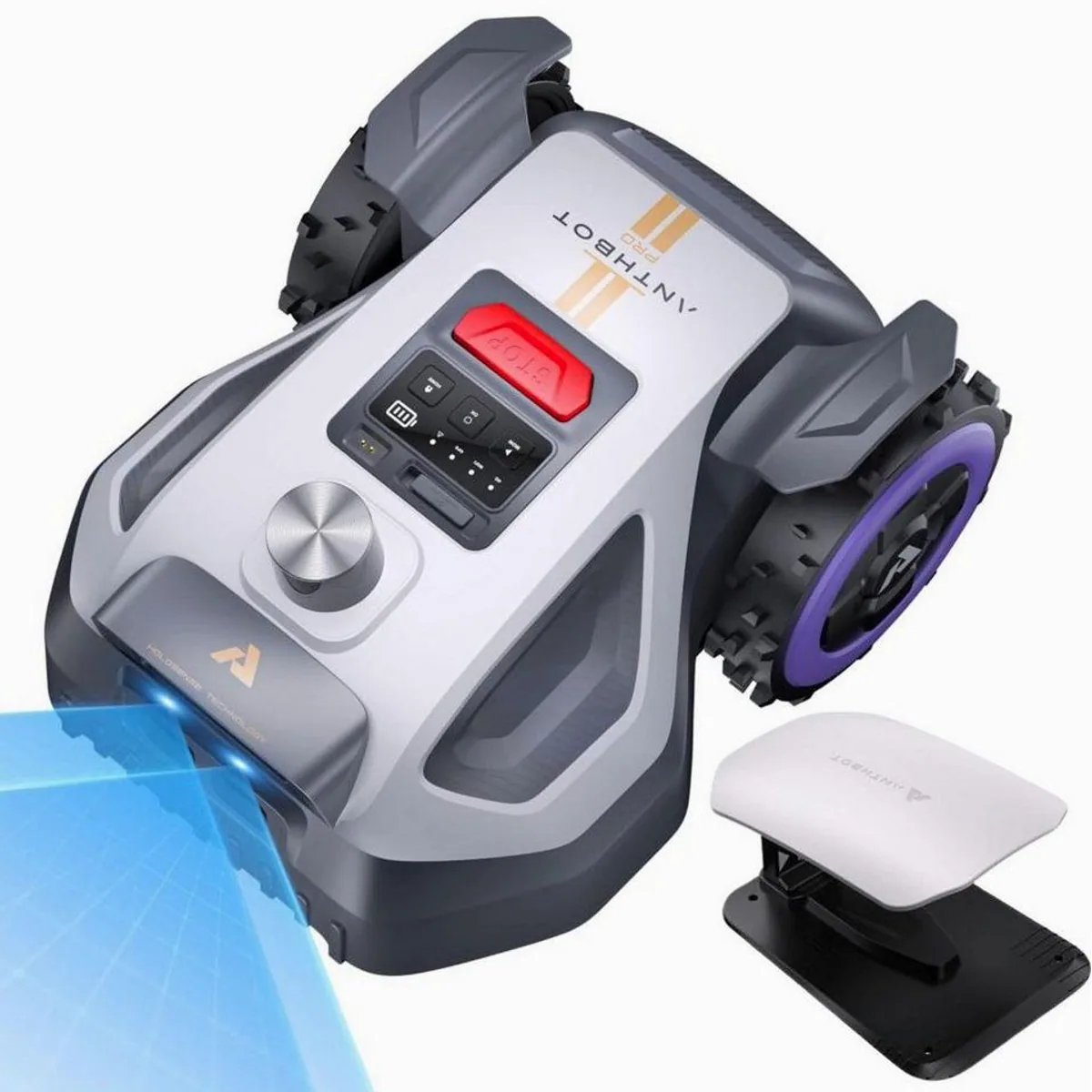 ANTHBOT M5 PRO Mähroboter, HoloSense Quad-Fusion, RTK-Set & Garage Pro — für Gärten bis 700 m²