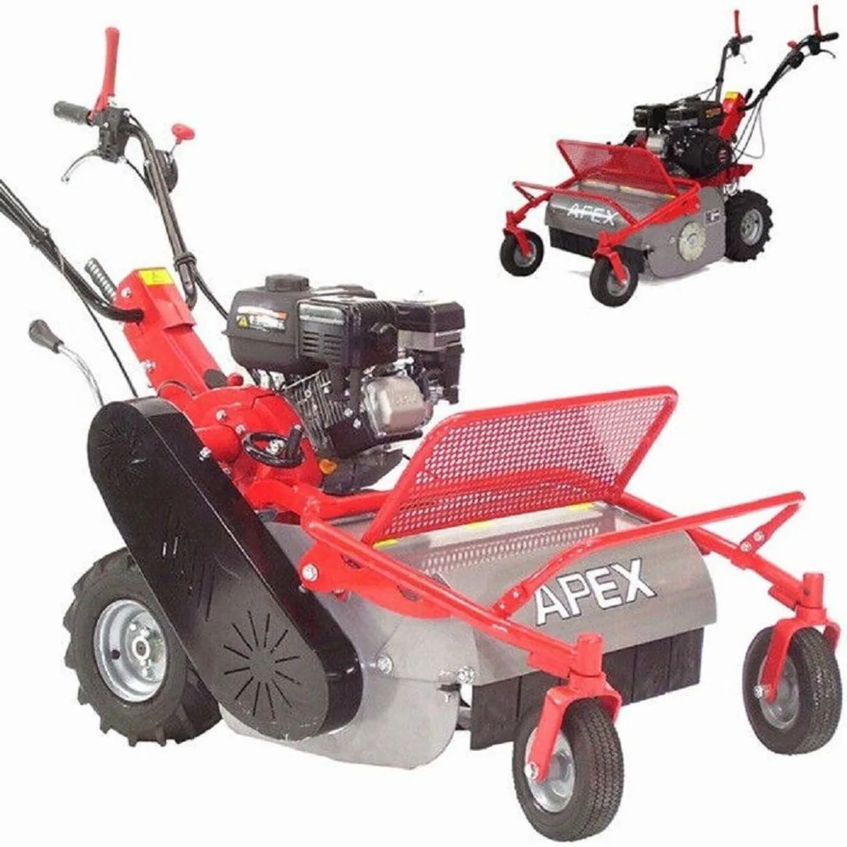 Apex Schlegelmäher 600, 7 PS Motor, 4-Gang Radantrieb — robust, vielseitig, leistungsstark