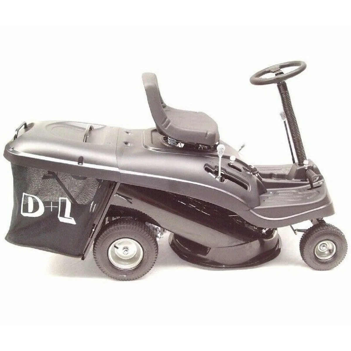 Apex Benzinrasenmäher Rasentraktor, 6,5 PS, kompakter Aufsitzmäher — 61 cm Schnittbreite, Elektrostart, 150 L Fangkorb 2