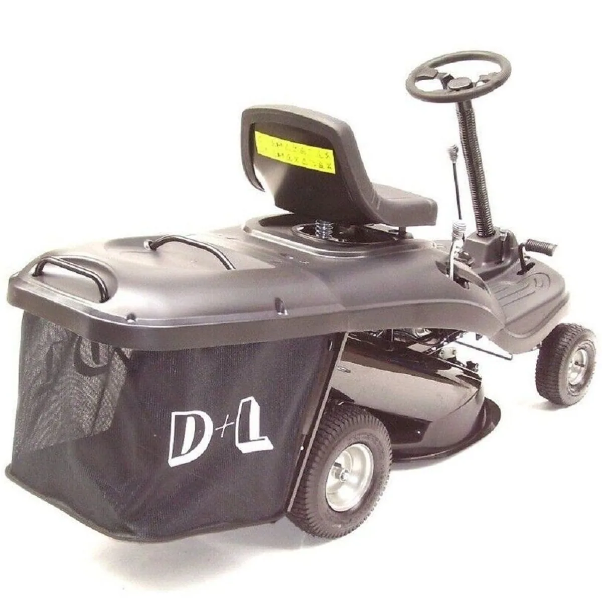 Apex Benzinrasenmäher Rasentraktor, 6,5 PS, kompakter Aufsitzmäher — 61 cm Schnittbreite, Elektrostart, 150 L Fangkorb 3