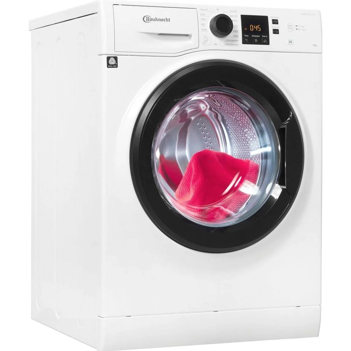 Bauknecht Super Eco 845 A Waschmaschine, 8 kg, 1400 U/min, Kurzprogramm 45' – Effizienz trifft Leistung
