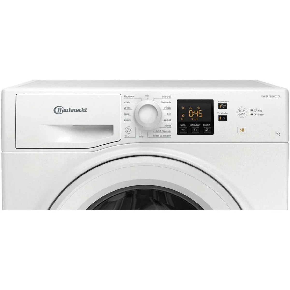 Bauknecht WBP 714A Waschmaschine, 7 kg, 1400 U/min, Kurz 45' – effiziente Reinigung in Rekordzeit 2