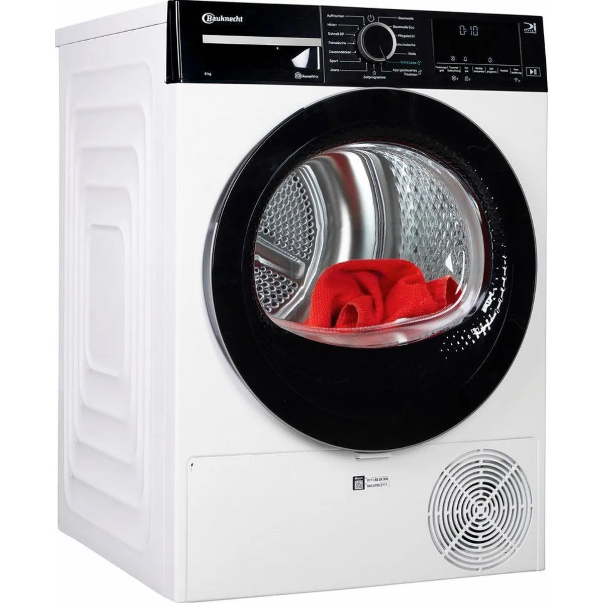 BAUKNECHT TR Super Eco 8B Wärmepumpentrockner, Silent Spin & Adaptive Dry