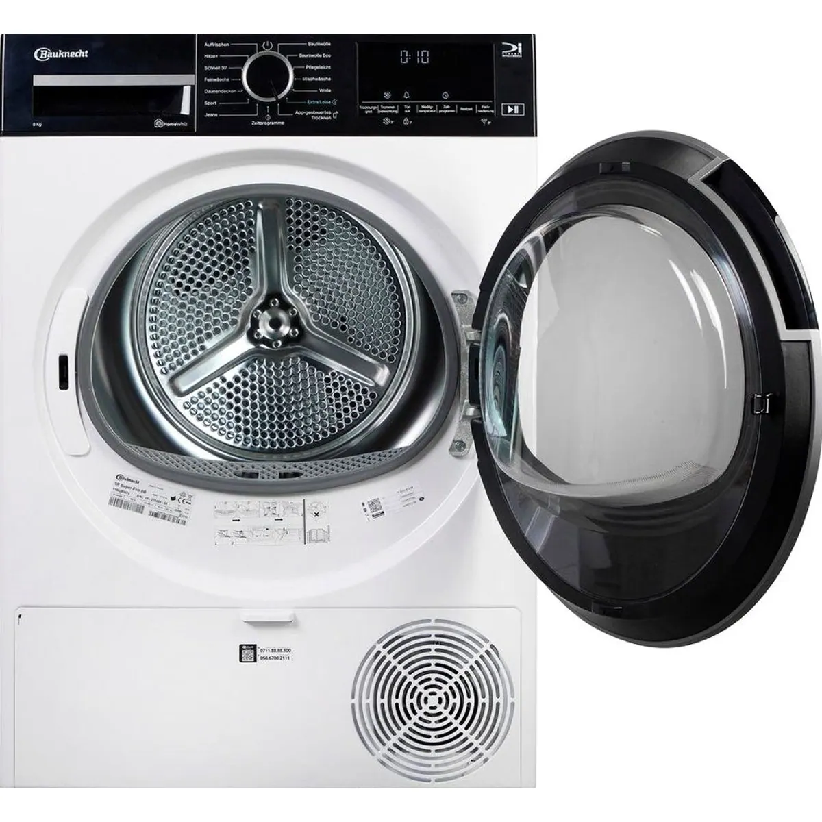 BAUKNECHT TR Super Eco 8B Wärmepumpentrockner, Silent Spin & Adaptive Dry 2
