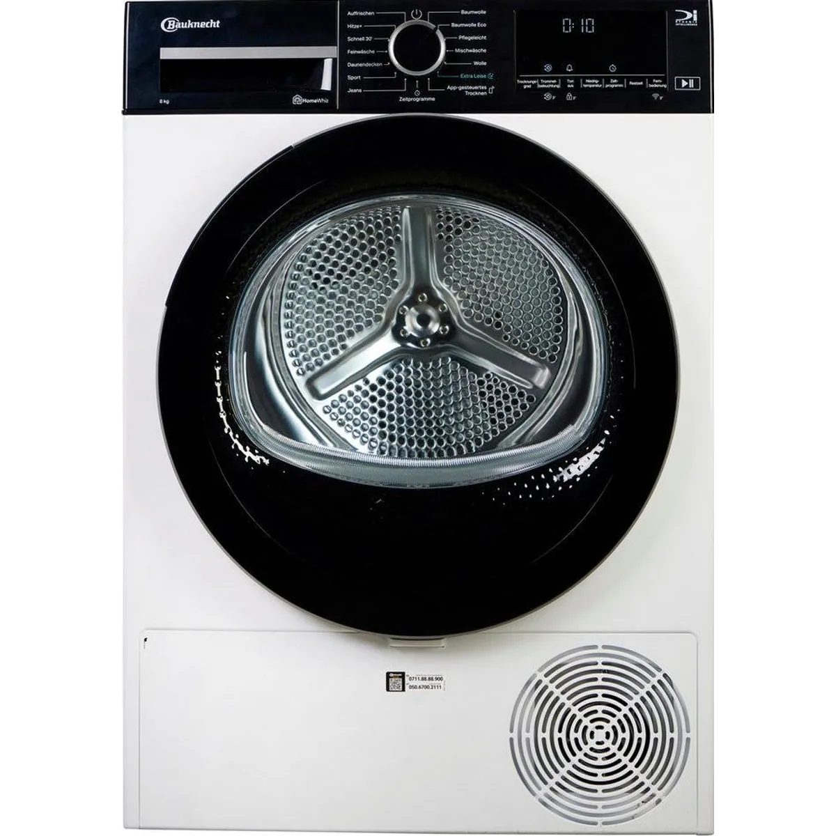 BAUKNECHT TR Super Eco 8B Wärmepumpentrockner, Silent Spin & Adaptive Dry 3