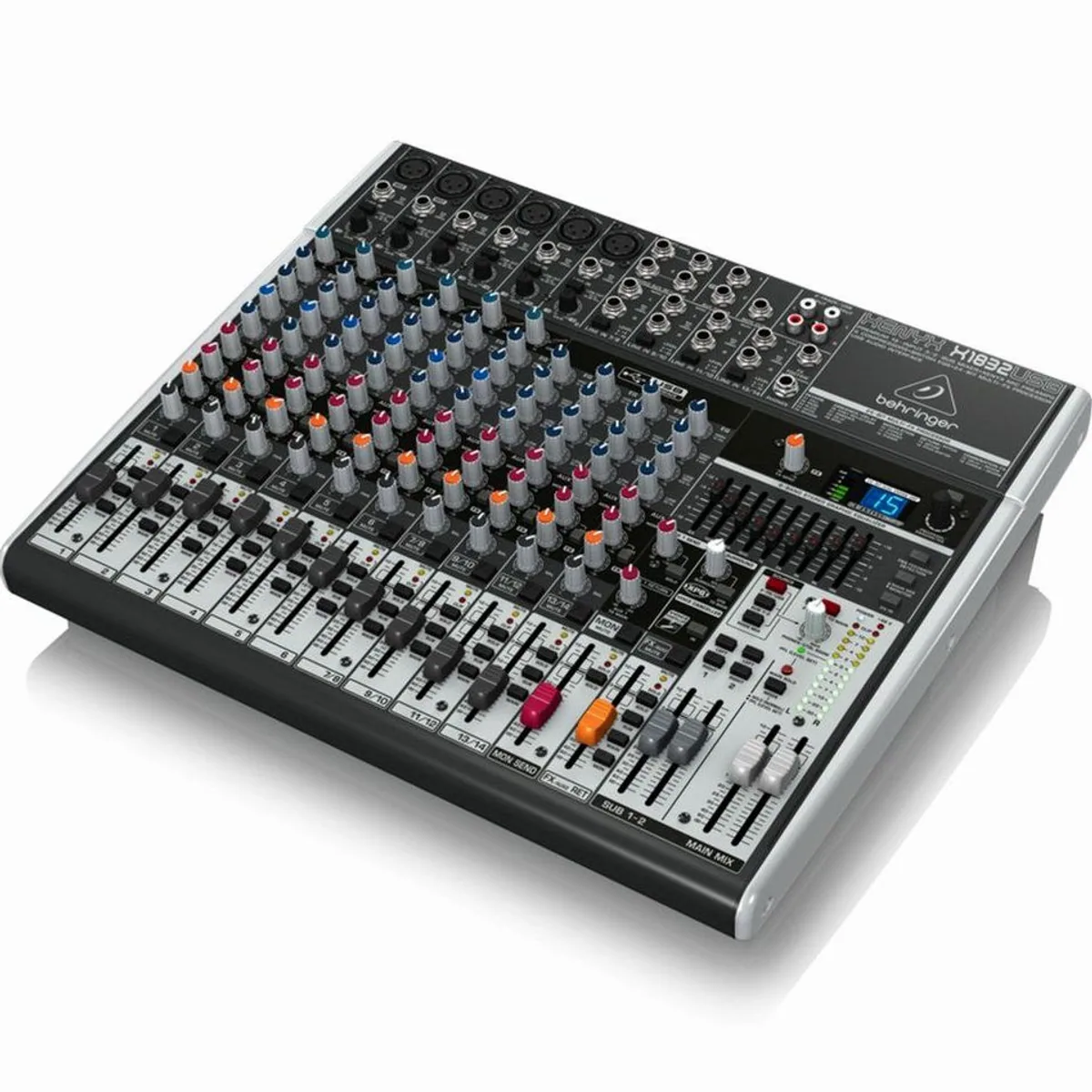 Behringer XENYX X1832USB Mischpult, 6 Mikrofon-Vorverstärker, USB Audio Interface