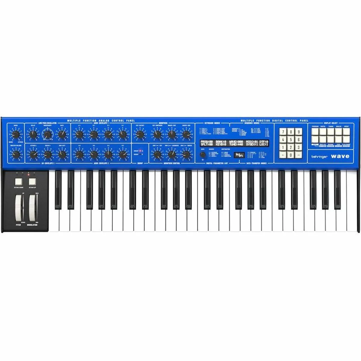 Behringer Wave Synthesizer, hybrides Klangdesign, umfangreiche Wavetable-Synthese