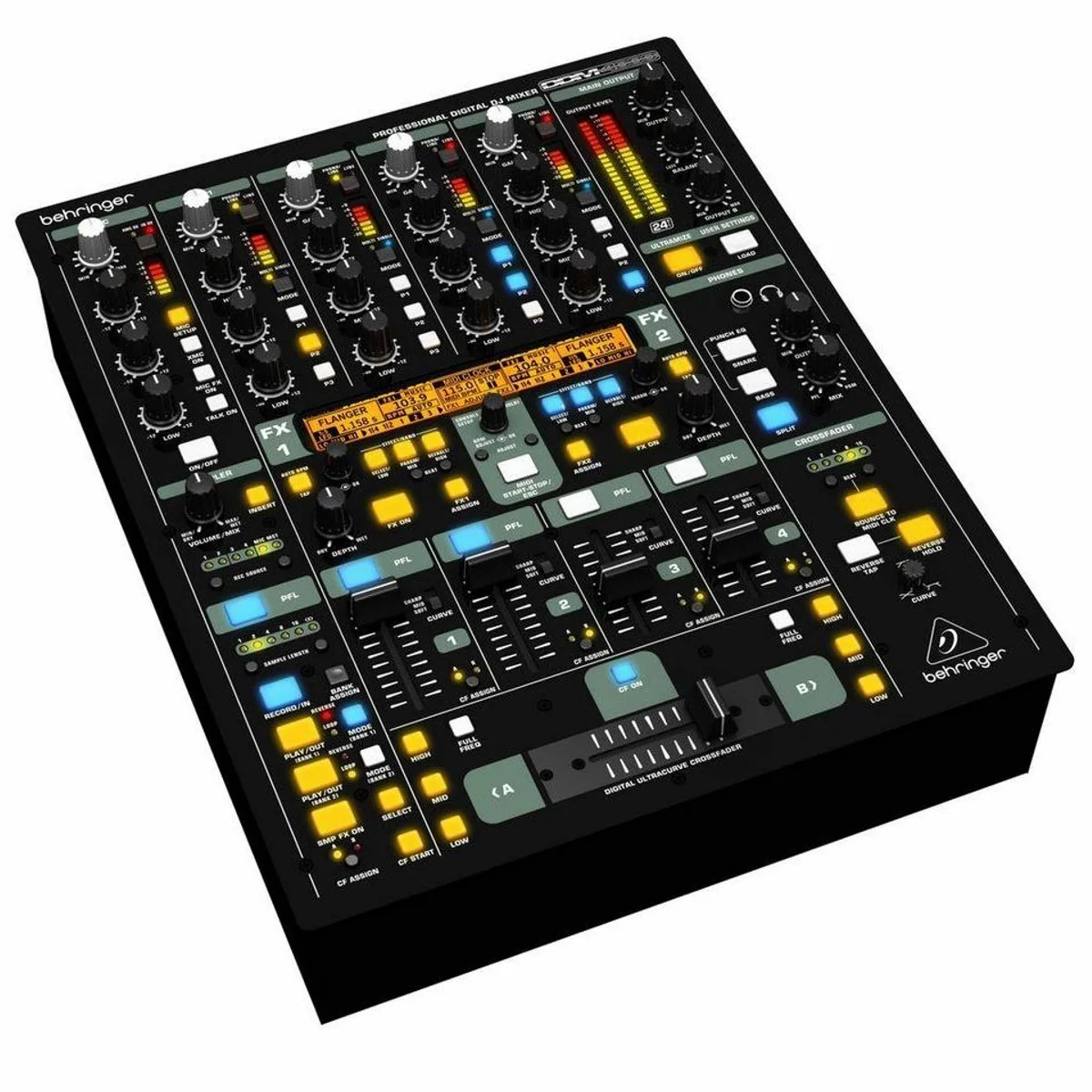 Behringer DDM4000 DJ-Mixer, digitaler 32-Bit, vielseitige Effekte