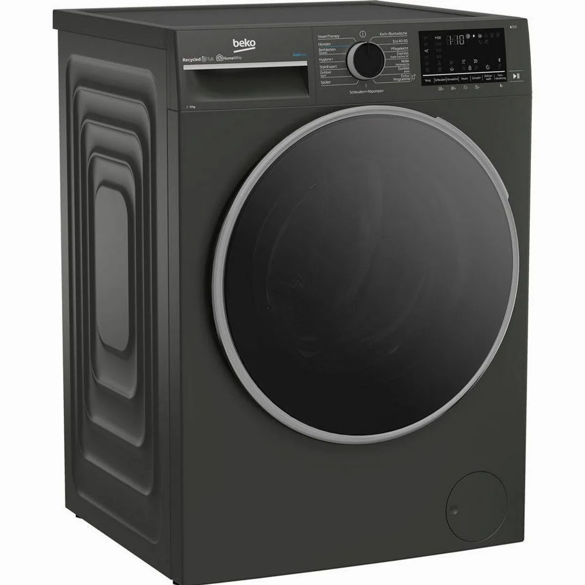 Beko B3WFT59415M Waschmaschine, 9 kg, 1400 U/min, Dampffunktion, Bluetooth, Nachlegefunktion 2