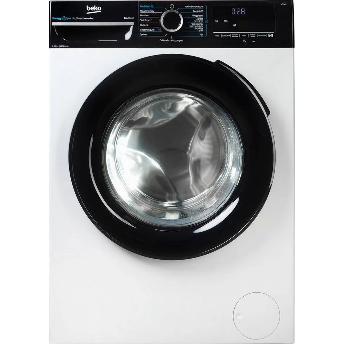 Beko BM3WFU41041W Waschmaschine, 10 kg, 1400 U/min, Effiziente EnergySpin-Technologie 2