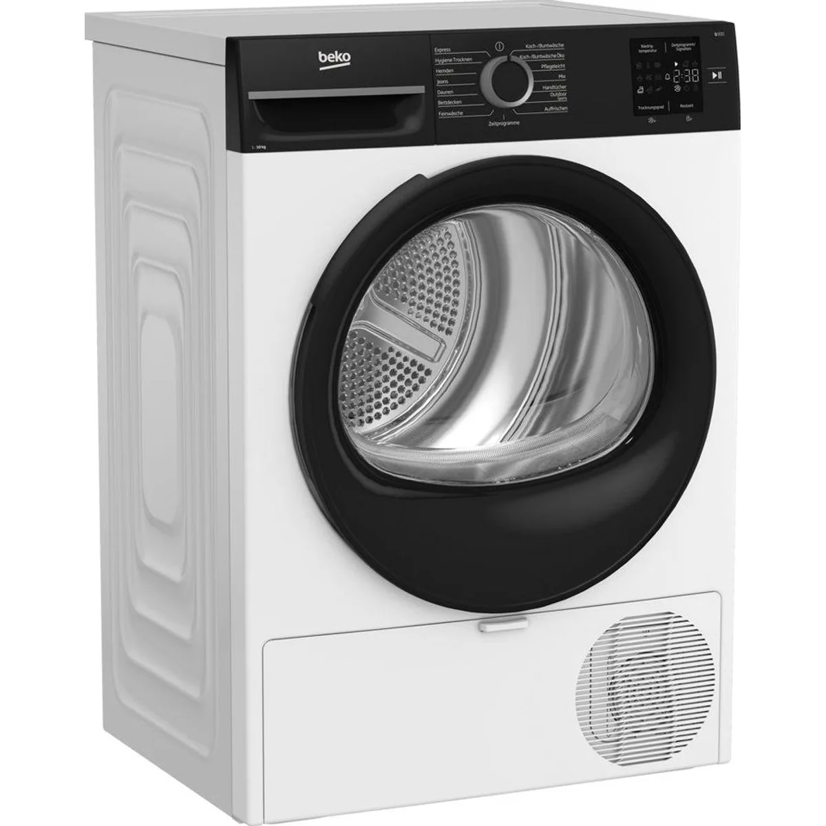 BEKO BM3T30230W Wärmepumpentrockner, effiziente Schontrommel, ideal für große Haushalte