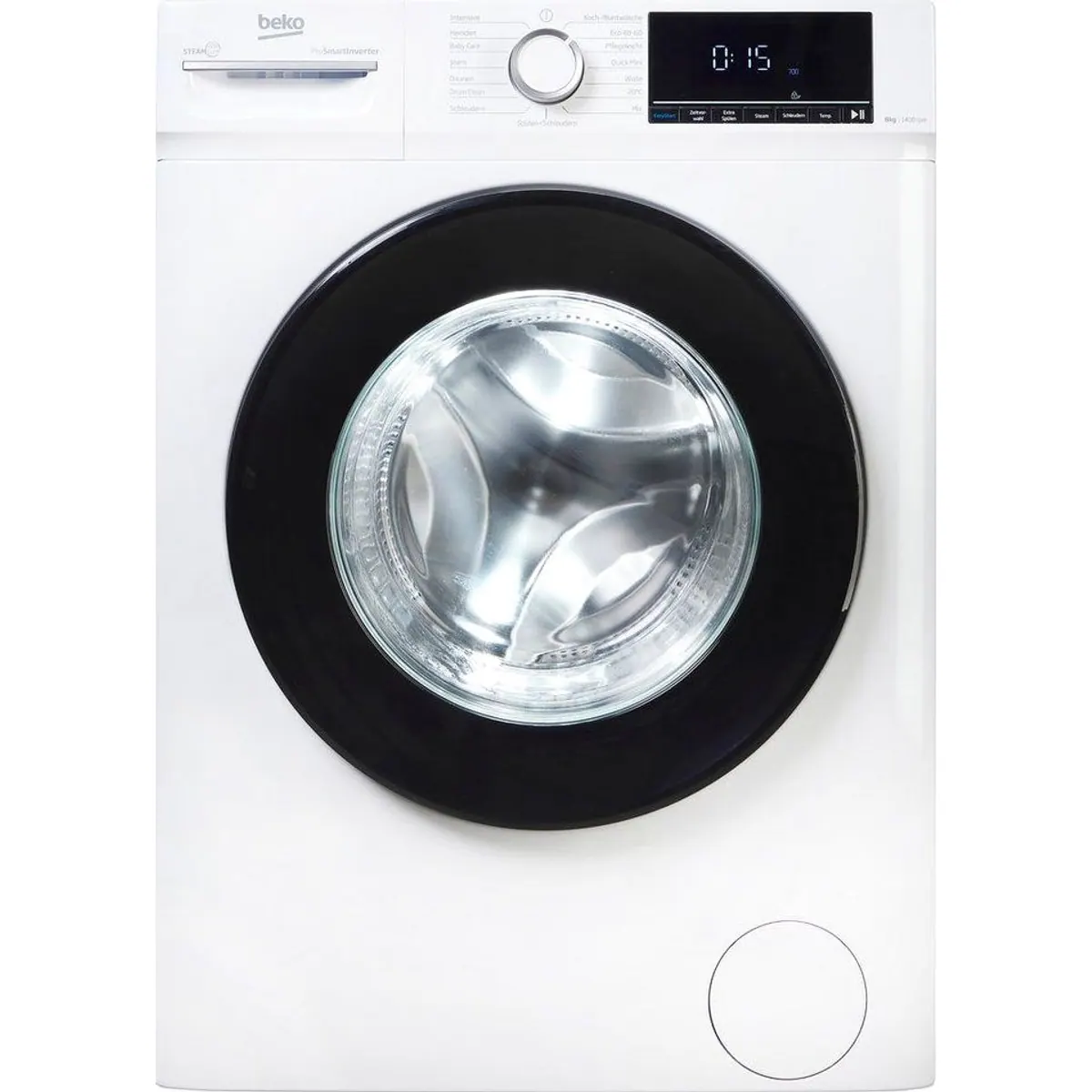 Beko WMOFE841 Waschmaschine, 8 kg, 1400 U/min, Dampffunktion für schonende Pflege 3