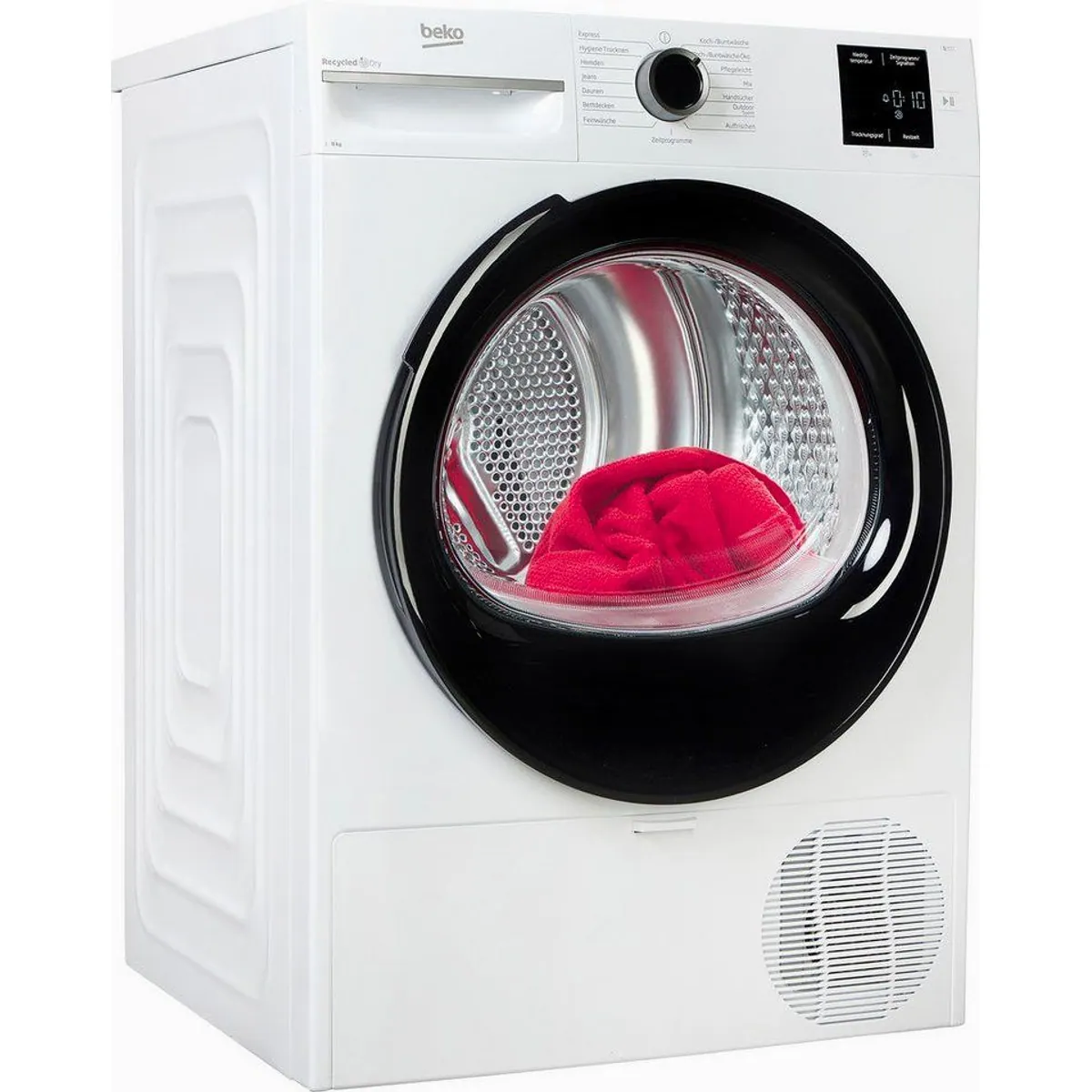 BEKO BMO3T382CW Wärmepumpentrockner, energieeffizient, 8 kg Fassungsvermögen, Aquawave Schontrommel