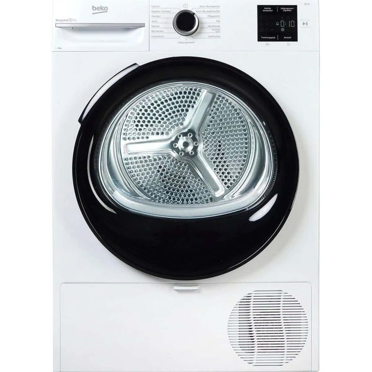 BEKO BMO3T382CW Wärmepumpentrockner, energieeffizient, 8 kg Fassungsvermögen, Aquawave Schontrommel 2