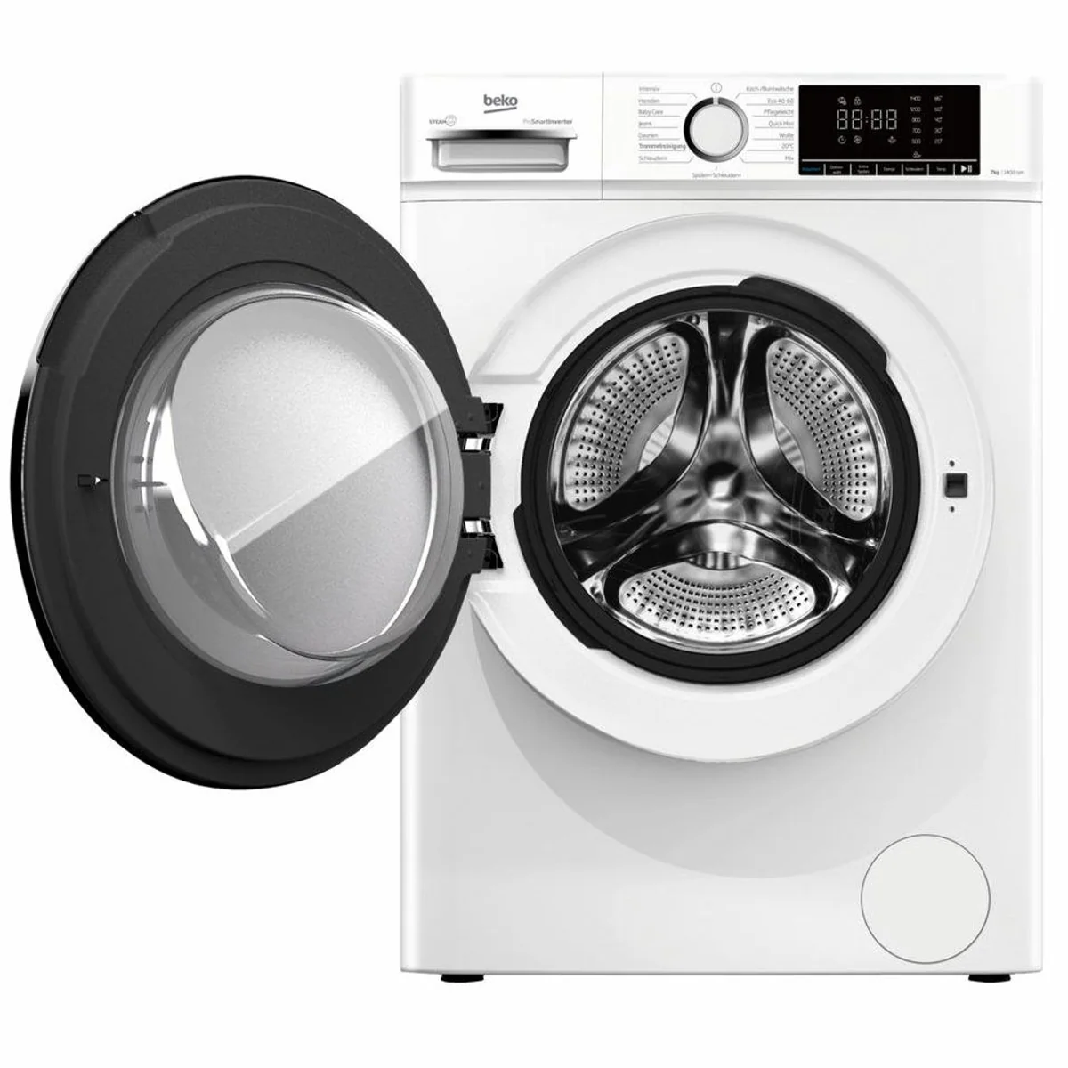 Beko WMOFE741 Waschmaschine, 7 kg Kapazität, 1400 U/min, Dampf-Funktion gegen Flecken 2