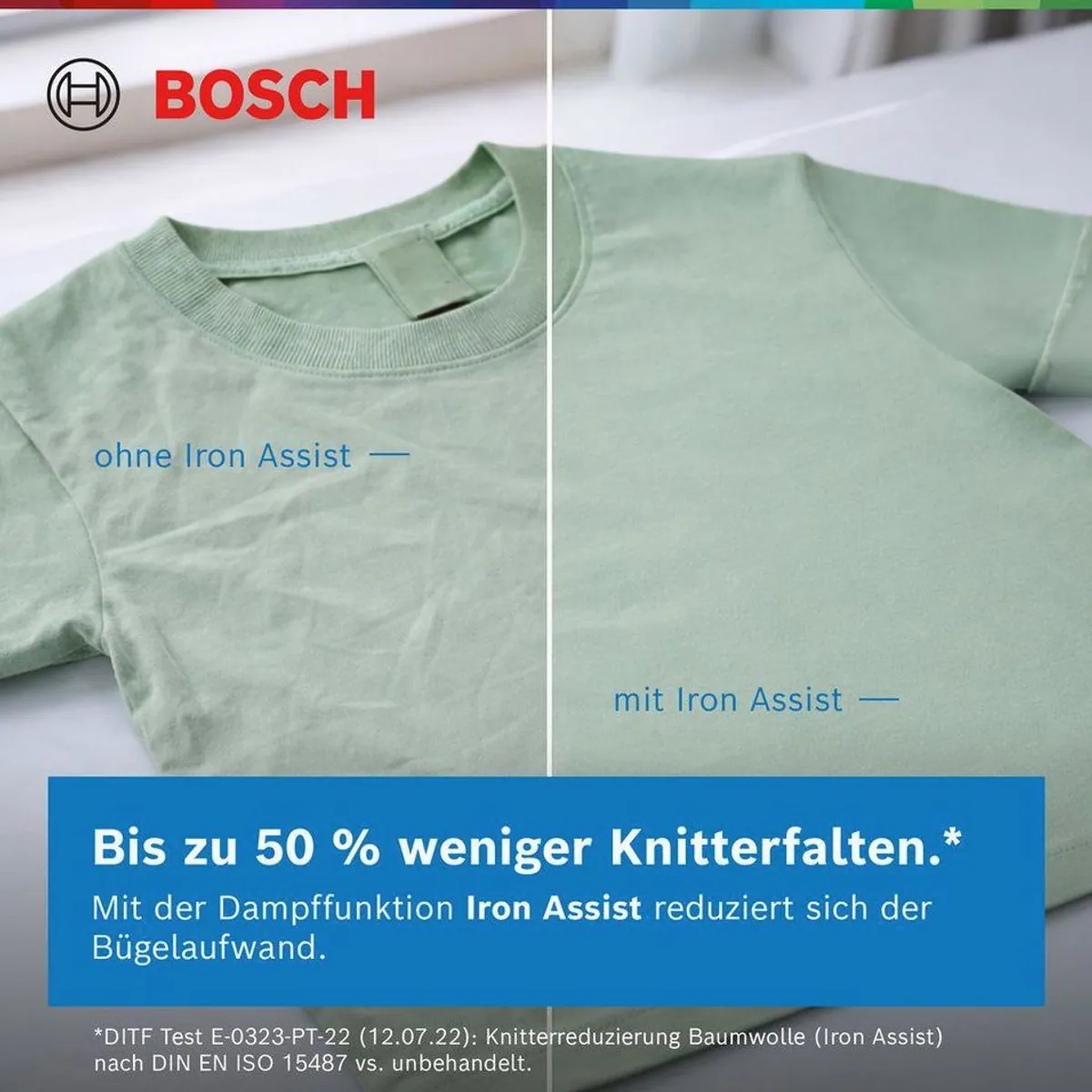 Bosch Waschmaschine Serie 8 WGB244040, 9 kg, 1400 U/min, innovative Programme 3