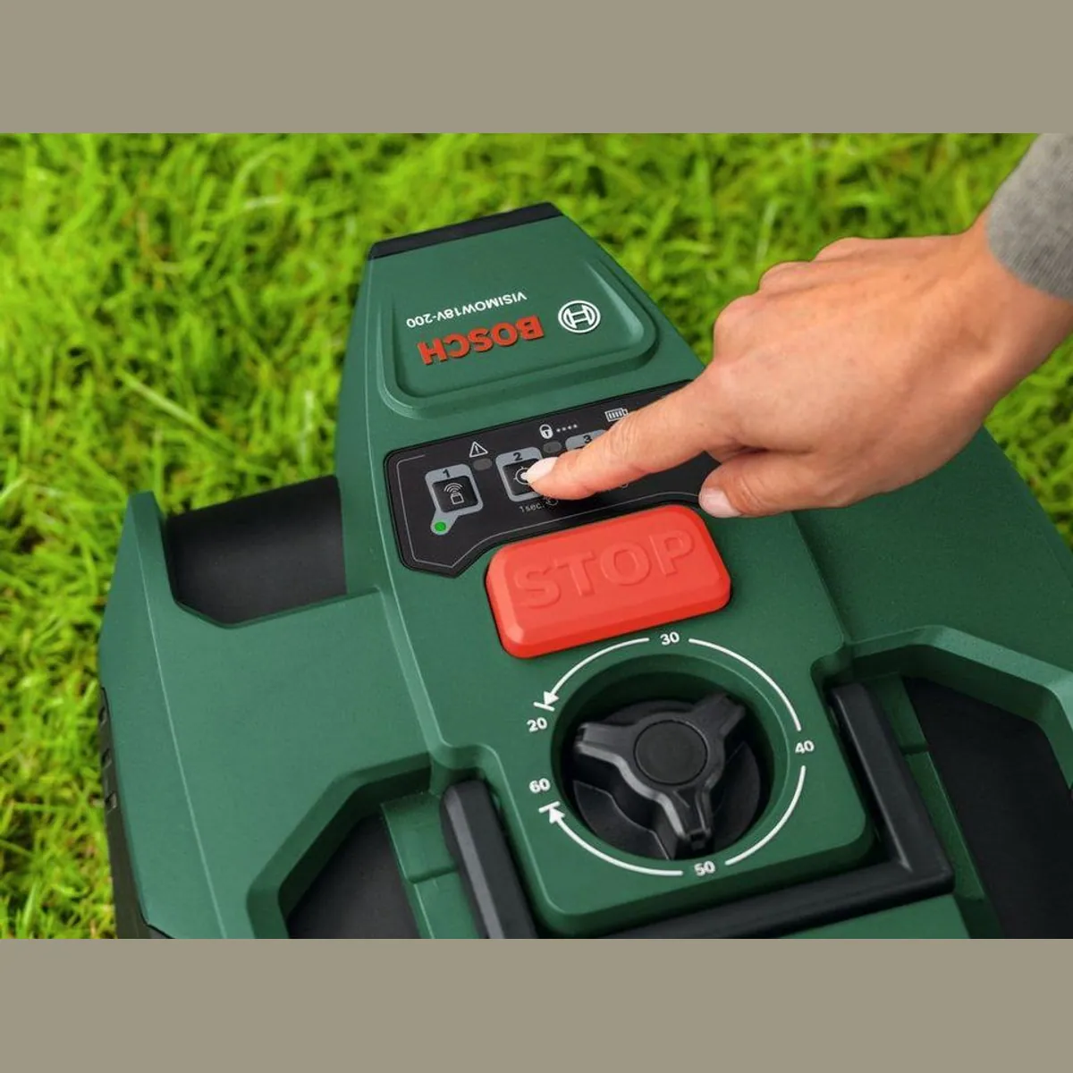 Bosch Home & Garden Rasenmähroboter VISIMOW18V-200, für Rasenflächen bis 200 m², inkl. Akku und Ladegerät 3