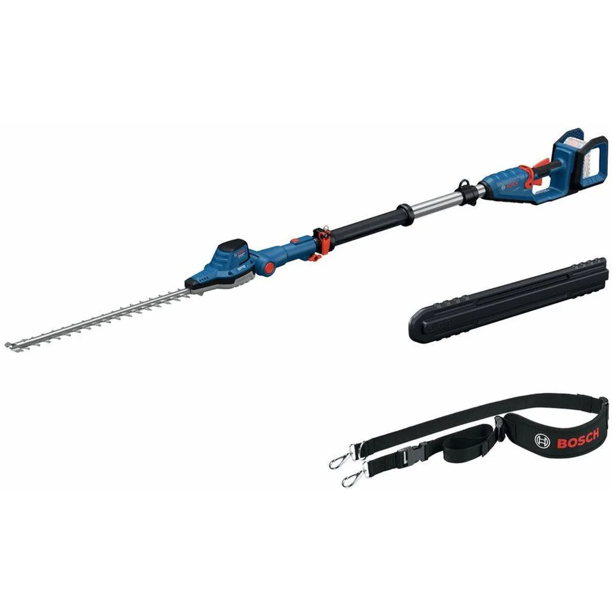 Bosch Professional GHE 18V-50 TP Solo, Teleskop-Heckenschere, bis 2,5 m Arbeitshöhe