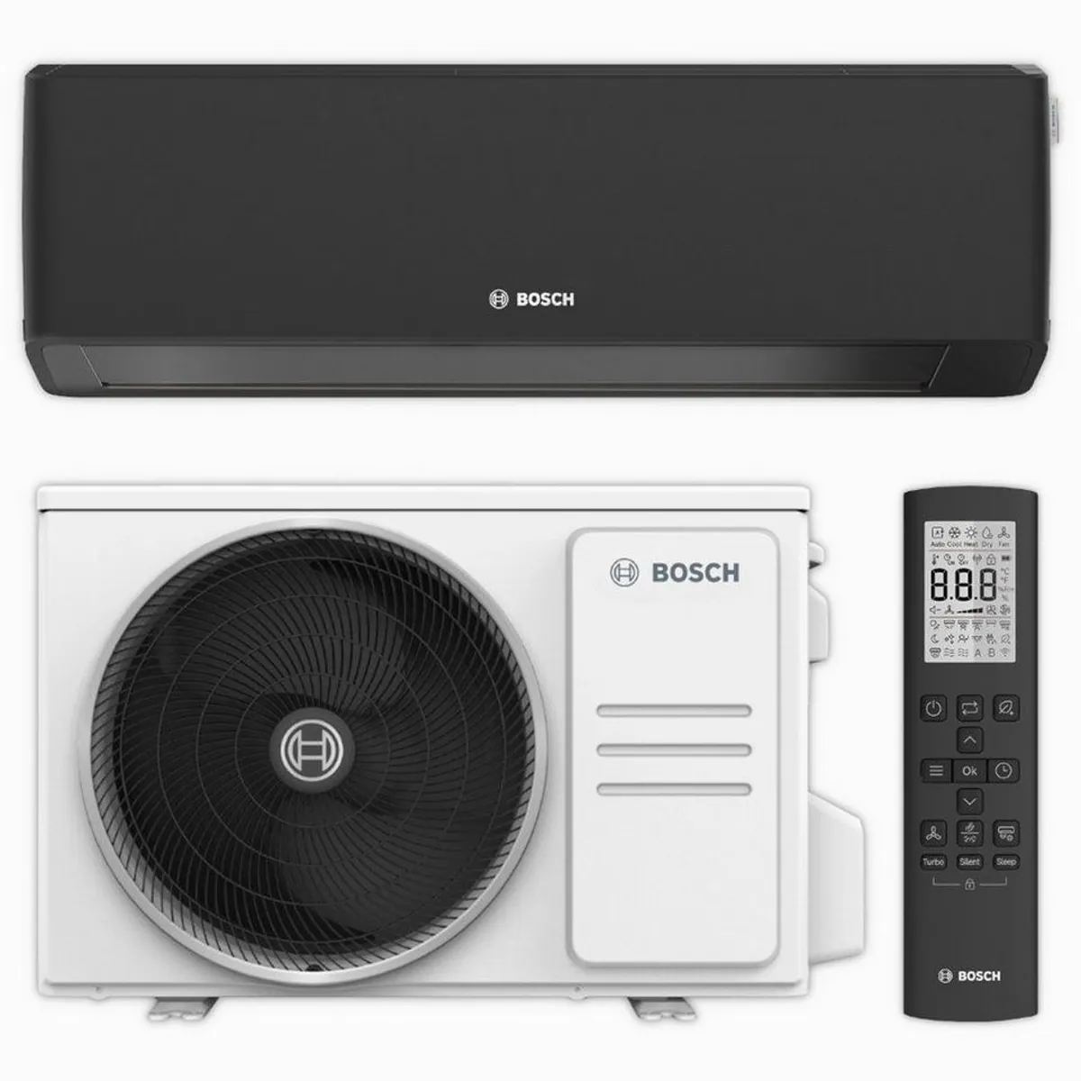 BOSCH CL7000i Split-Klimaanlage, hohe Effizienz, intelligente Steuerung, elegantes Design