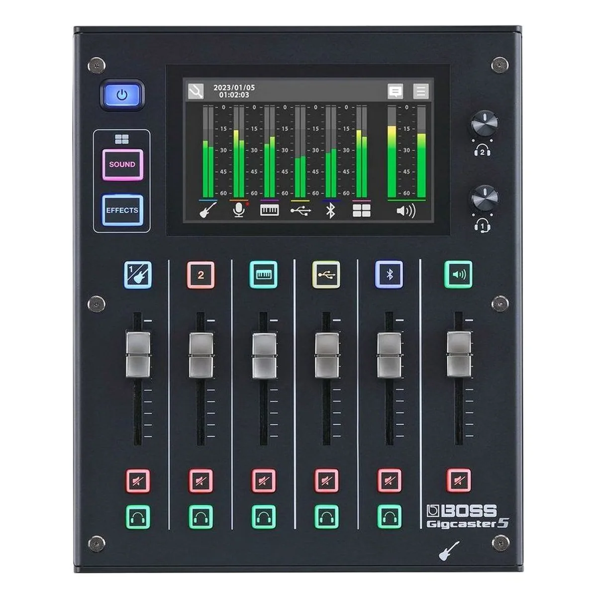 Boss Gigcaster 5 Mischpult, All-In-One USB-Interface, 32 Bit/48 kHz Audioqualität 3