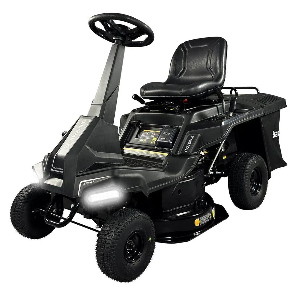 BRAST Rasentraktor 61224 ESTART, 5,15 kW Motor, Elektrostart, 61 cm Schnittbreite
