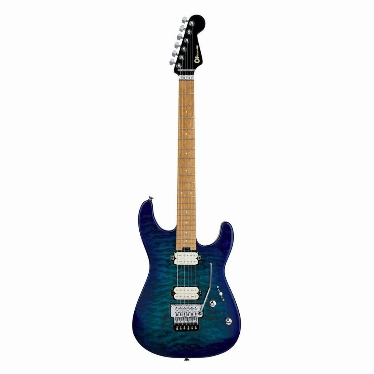 Charvel Pro-Mod Plus San Dimas Style 1 HH FR, Hochwertige Materialien, Vielseitiger Sound, Inklusive Gigbag