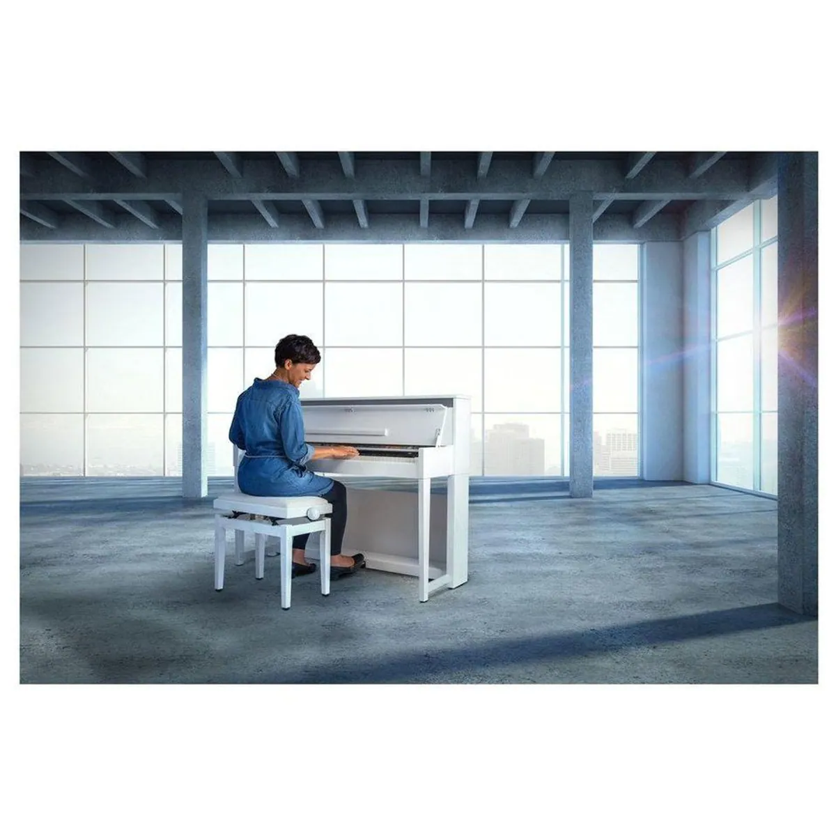 Classic Cantabile UP-1 WM E-Piano, 88 gewichtete Tasten, 40 Sounds — Elegantes Design, Multifunktionalität, Exquisite Klangerfahrung 2