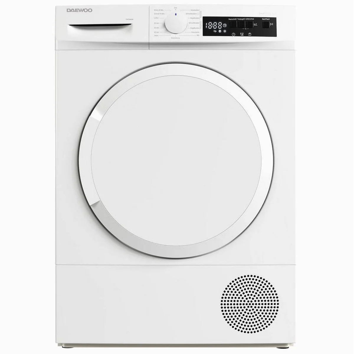 Daewoo T7HT1WA3DE Wärmepumpentrockner, 15 Programme, BabyCare, Edelstahl-Trommelbeleuchtung 2