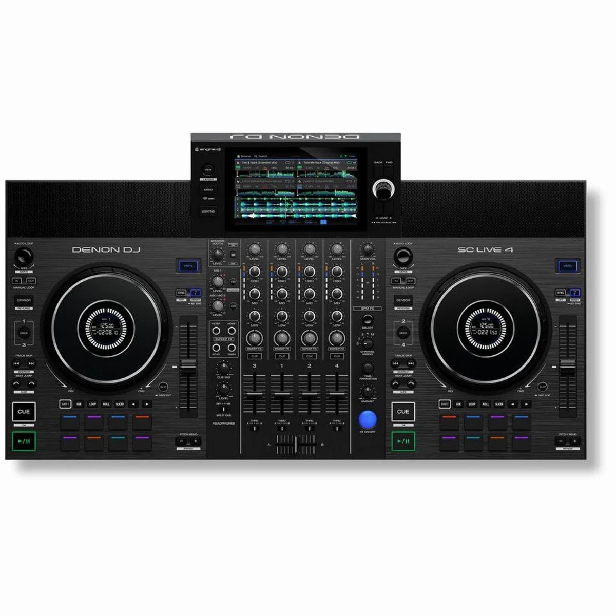 Denon DJ SC Live 4, 4-Kanal Standalone, Touchscreen & WLAN-Funktionalität