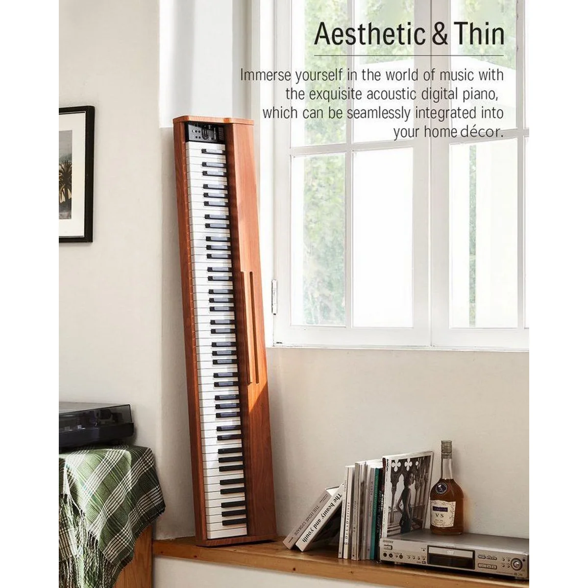 Donner DEP-1S E-Piano, 88 halbgewichtete Tasten, Bluetooth & Aufnahmefunktion — ideal für Anfänger 3
