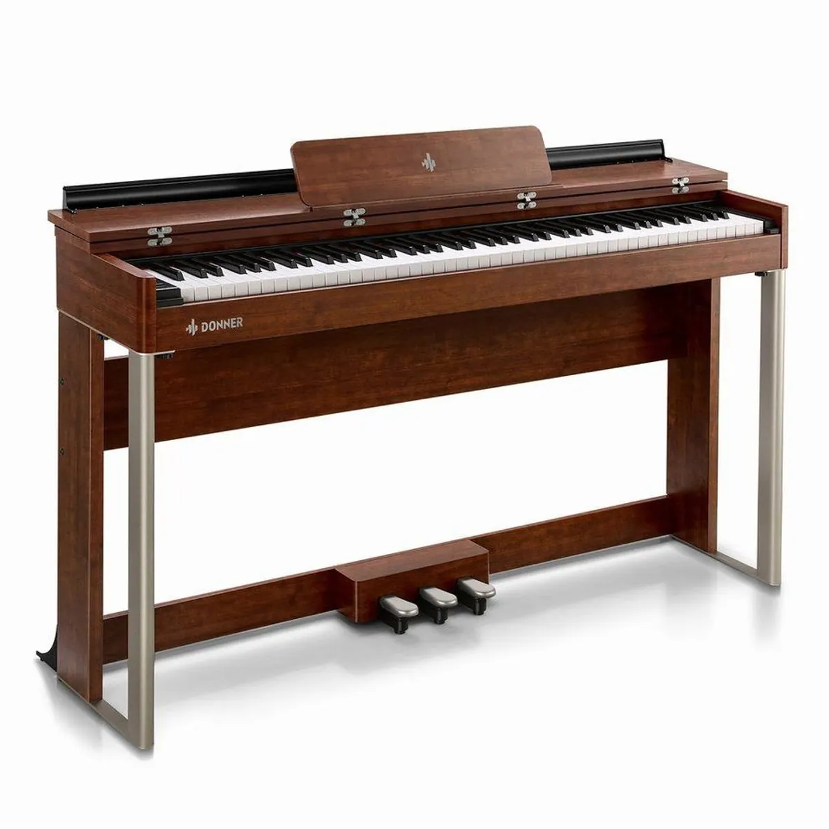 Donner DDP-200 Digitalpiano, 88 Tasten, gewichtete Hammermechanik, Bluetooth-MIDI