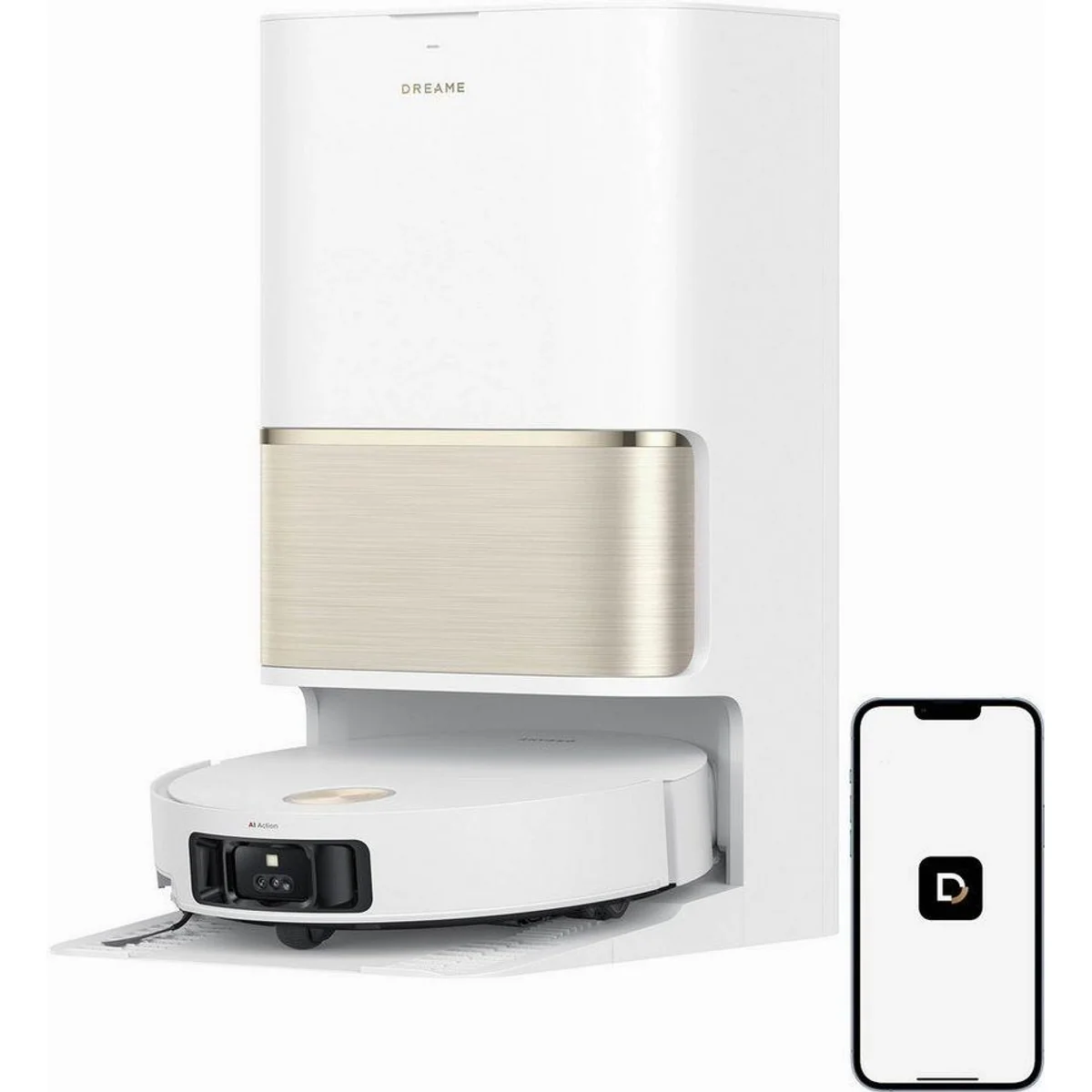 Dreame L50 Pro Ultra Saugroboter, 600 W, 19500 Pa Saugkraft, vollautomatische Basisstation