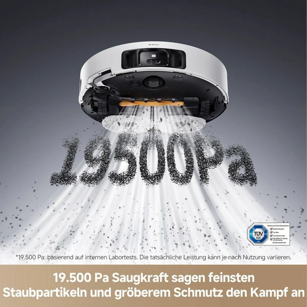 Dreame L50 Pro Ultra Saugroboter, 600 W, 19500 Pa Saugkraft, vollautomatische Basisstation 3