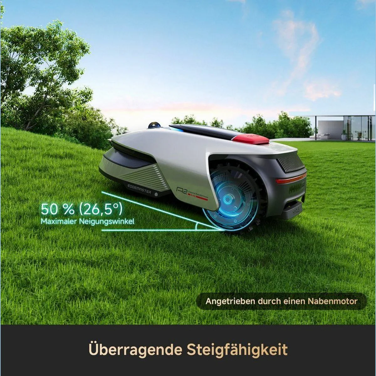 Dreame Roboticmower A2, KI-Kamera, 1200 m² Flächenleistung, Kantenschnittsystem 3