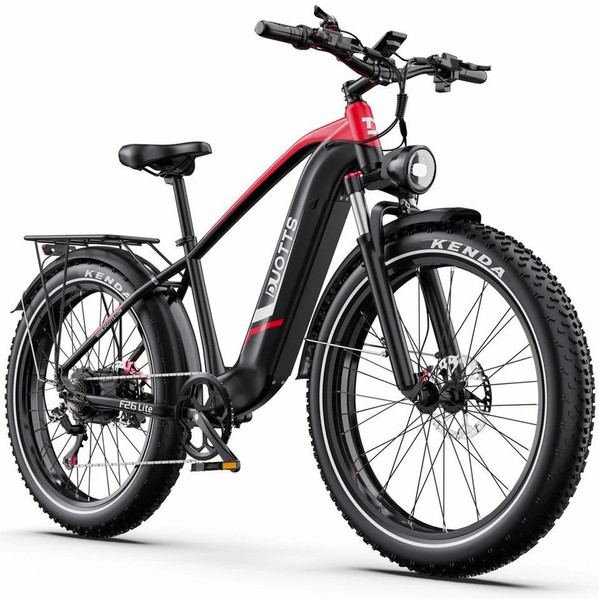 DUOTTS E-Bike Cityrad F26lite Pedelec, 100 km Reichweite, Shimano 7-Gang, Hydraulikbremsen