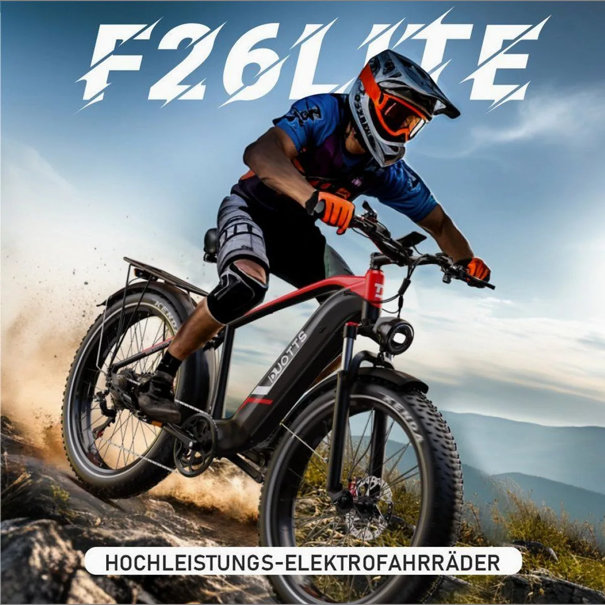 DUOTTS E-Bike Cityrad F26lite Pedelec, 100 km Reichweite, Shimano 7-Gang, Hydraulikbremsen 3