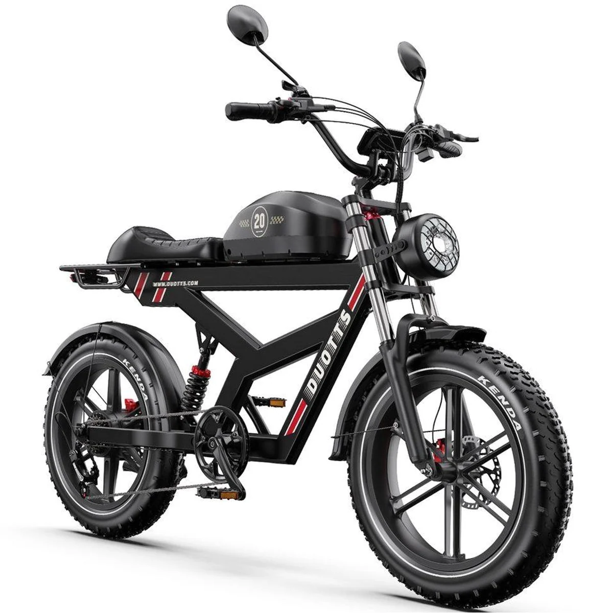 DUOTTS F20 E-Bike, 140 km Reichweite, 7-Gang-Schaltung, APP-Sicherheit 2