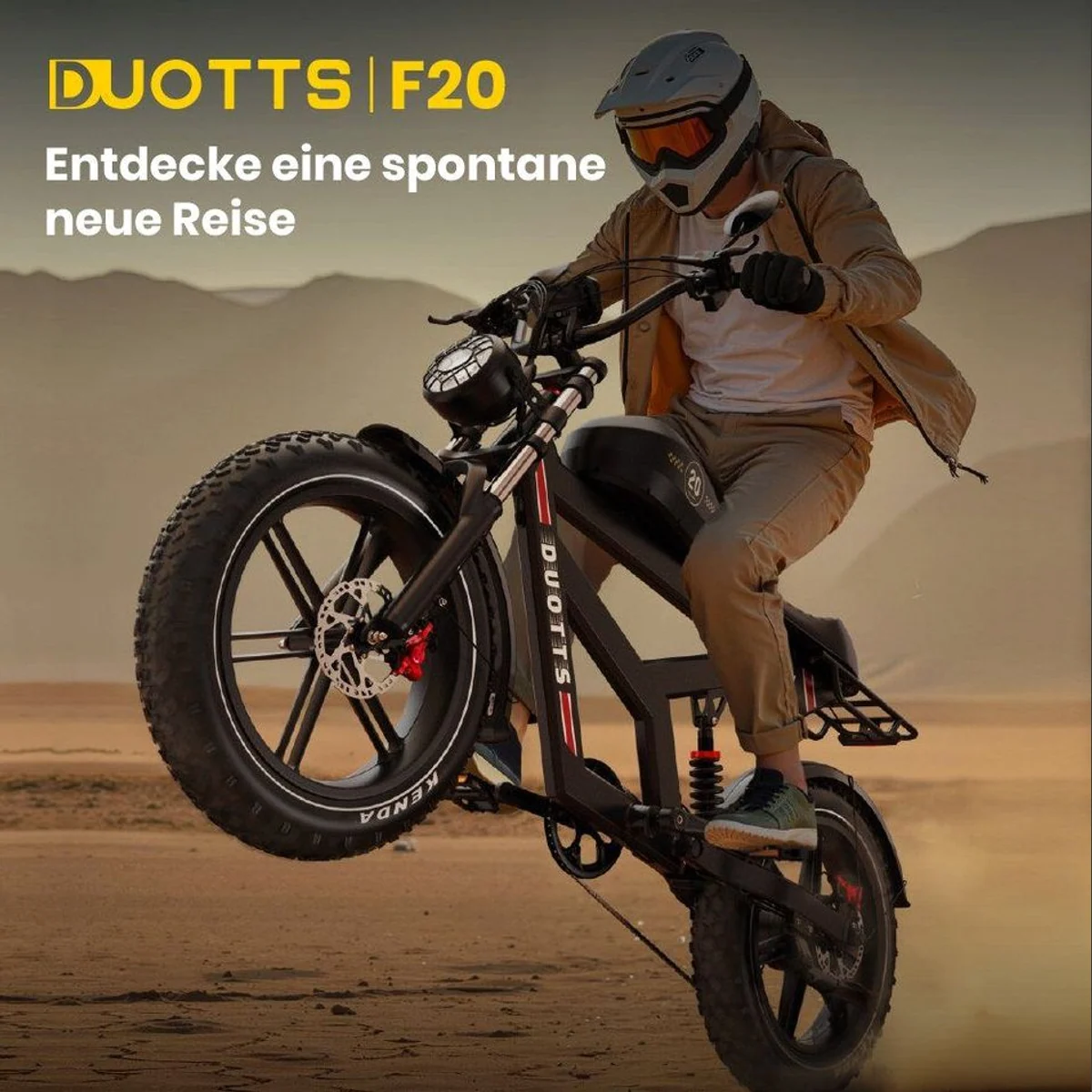 DUOTTS F20 E-Bike, 140 km Reichweite, 7-Gang-Schaltung, APP-Sicherheit 3