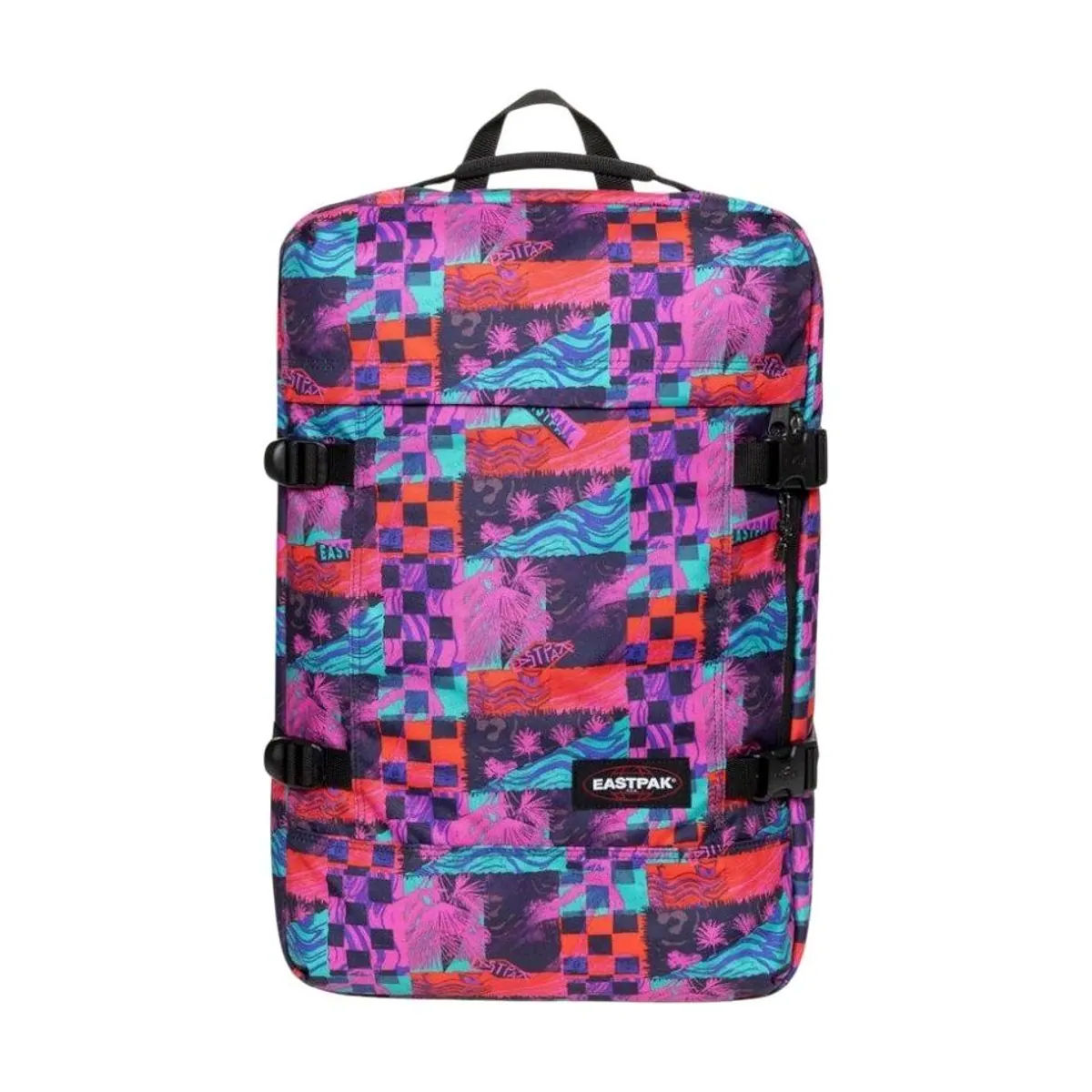 Eastpak Travelpack Retro Surf Funk, multifunktional und wetterfest — 42 Liter, Laptopfach