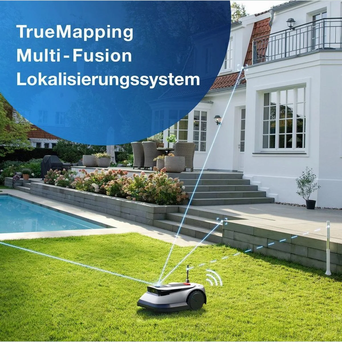 ECOVACS GOAT G1-800 Rasenmähroboter, intelligente 3D-Hindernisvermeidung, für Rasenflächen bis 800 m² 2